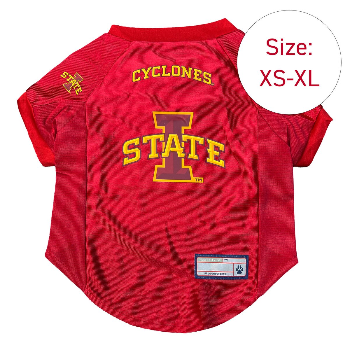 Little Earth Cardinal I-State Pet Stretch Jersey